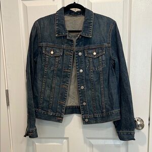 J.Crew Dark Wash Blue Denim Jacket